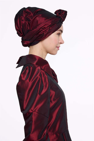İÇİ TELLİ TAFTA BONE Bordo