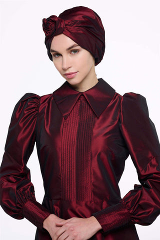 İÇİ TELLİ TAFTA BONE Bordo