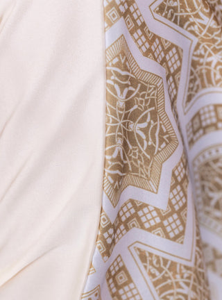 Gold Beige Silk Co-ord Set