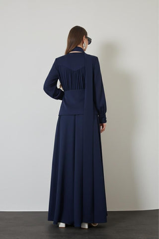 Imperial Dress - Navy Blue