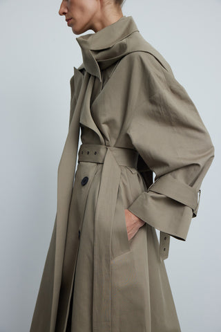 KEMERLİ İKİLİ KISA TRENCH