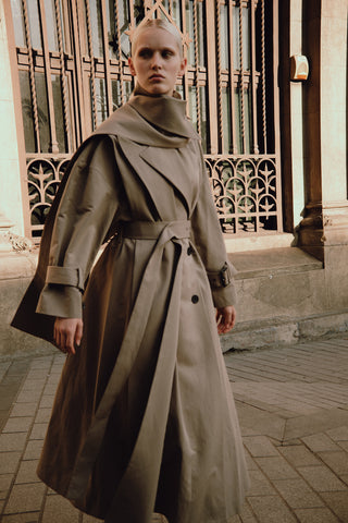 KEMERLİ İKİLİ TRENCHCOAT