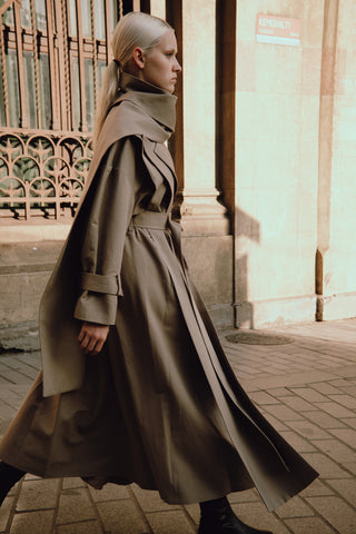 KEMERLİ İKİLİ TRENCHCOAT