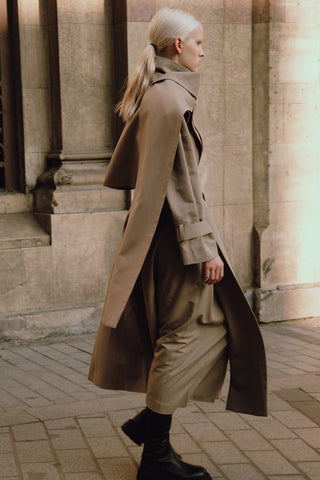 KEMERLİ İKİLİ TRENCHCOAT