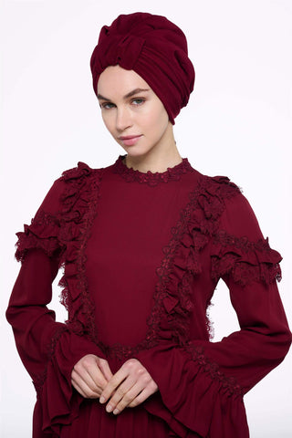 KISA KULPLU TASARIM BONE Bordo