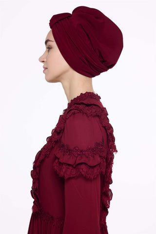 KISA KULPLU TASARIM BONE Bordo