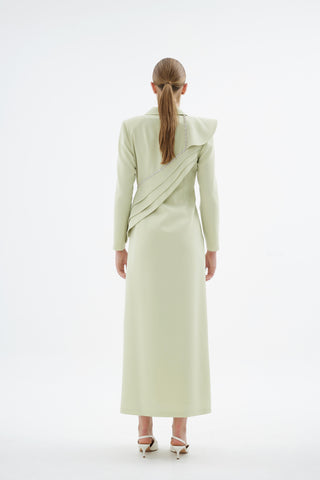 Liana Tailored Jacket Dress – Light Green