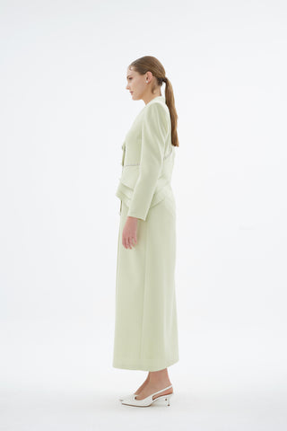 Liana Tailored Jacket Dress – Light Green