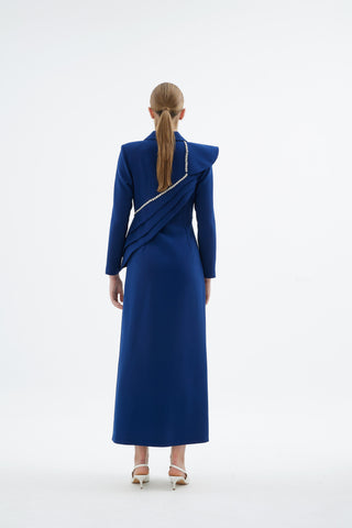 Liana Tailored Jacket Dress – Navy