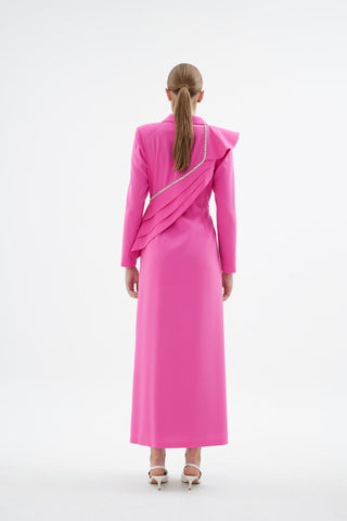 Liana Tailored Jacket Dress – Pink