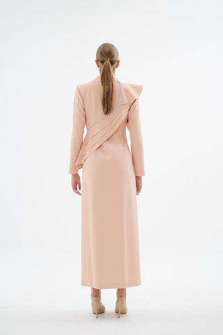 Liana Tailored Jacket Dress – Salmon