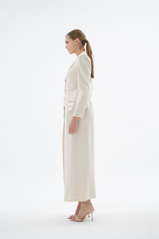 Liana Tailored Jacket Dress – Stone