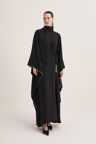 Lilah Evening Kaftan – Black