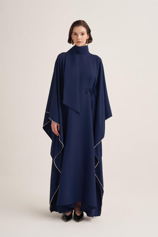 Lilah Evening Kaftan – Navy
