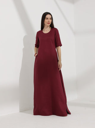 Linen Abaya dress