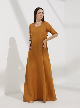 Linen Abaya dress
