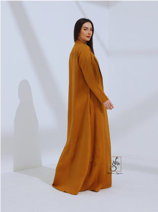 Linen Jacket Style Abaya