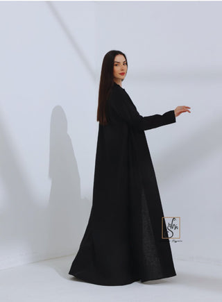 Linen Jacket Style Abaya
