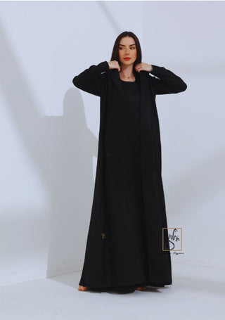 Linen Jacket Style Abaya
