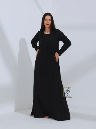 Linen Jacket Style Abaya