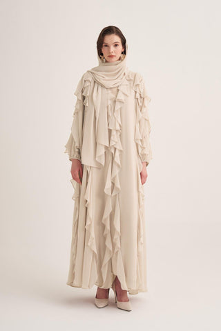 Lola Abaya & Scarf – Beige