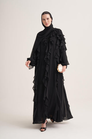 Lola Abaya & Scarf – Black