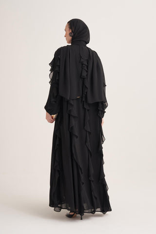 Lola Abaya & Scarf – Black