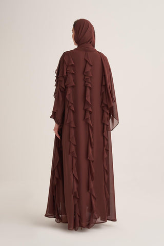 Lola Abaya & Scarf – Brown