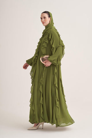 Lola Abaya & Scarf – Green
