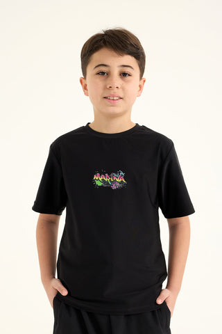 Marina Teen Boys' Swim T-Shirt with UPF50+ Sun Protection (Junior Fit) – GT2501