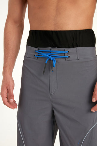 Marina Gray Men's Modest Swim Shorts
