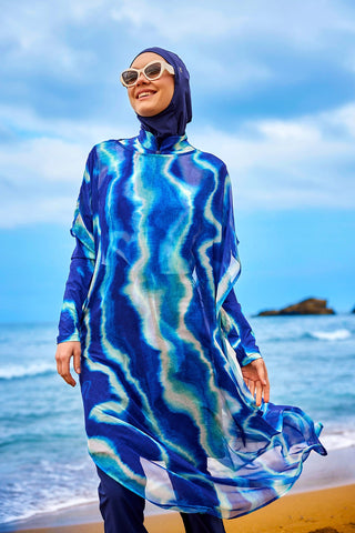 Marina Silky Pareo - Blue