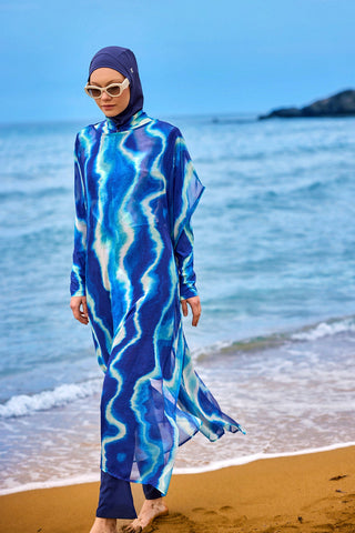 Marina Silky Pareo - Blue