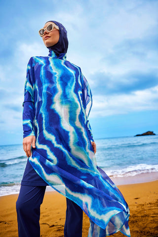 Marina Silky Pareo - Blue