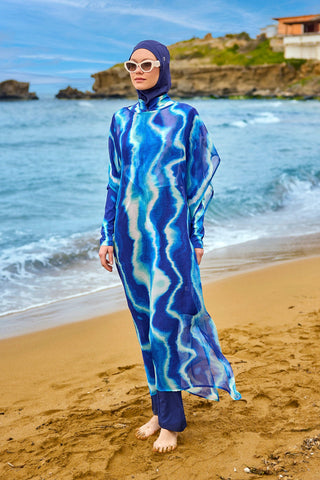 Marina Silky Pareo - Blue