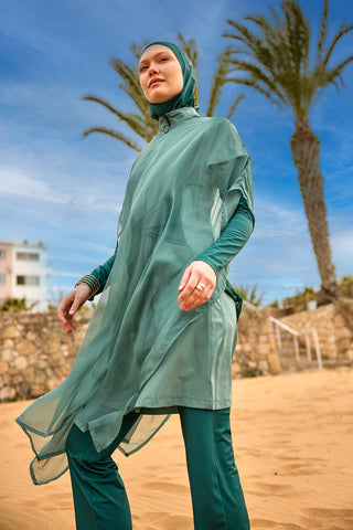 Marina Green Silky Pareo