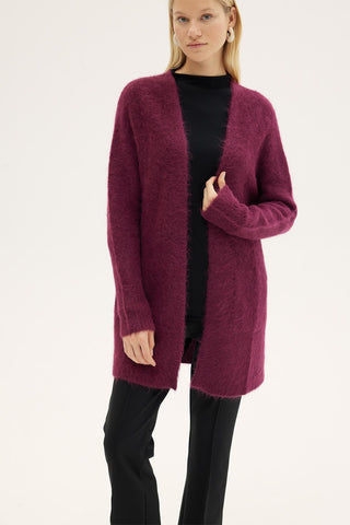 Mine Knit Cardigan – Cherry