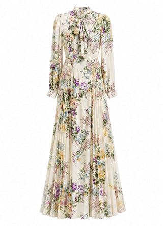 Fleurine Chiffon Maxi Dress - Floral