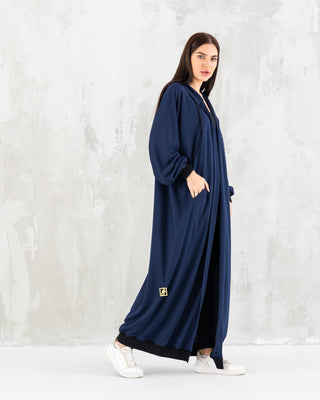 Navy Blue Hoodie sporty wear