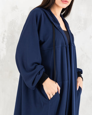 Navy Blue Hoodie sporty wear