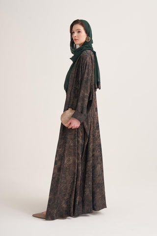 Ness Abaya & Scarf – Green
