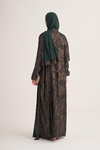 Ness Abaya & Scarf – Green