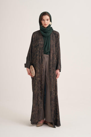 Ness Abaya & Scarf – Green