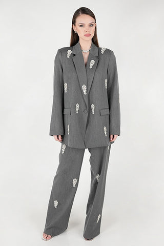 Neveus Embellished Set — Grey