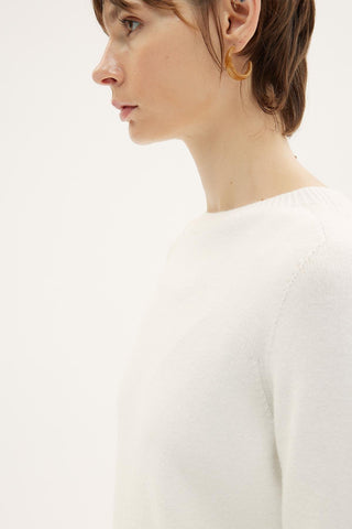 Nilufer Knit Sweater – Ecru