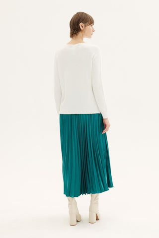 Nilufer Knit Sweater – Ecru