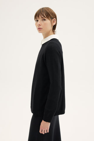Nilufer Knit Sweater – Black