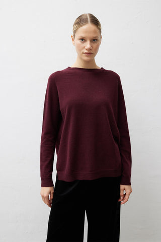 Nilufer Knit Sweater – Cherry