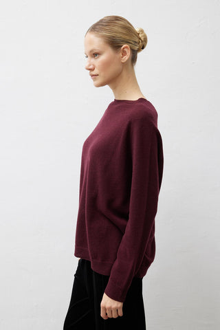 Nilufer Knit Sweater – Cherry