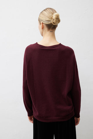 Nilufer Knit Sweater – Cherry